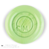 Elphaba (511430)
An opaque lime green that is less reactive than other 104 pea greens.
