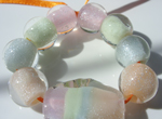 Cardamom, Poseidon, Peaches and Cream, & Rose Quartz pixie dust beads